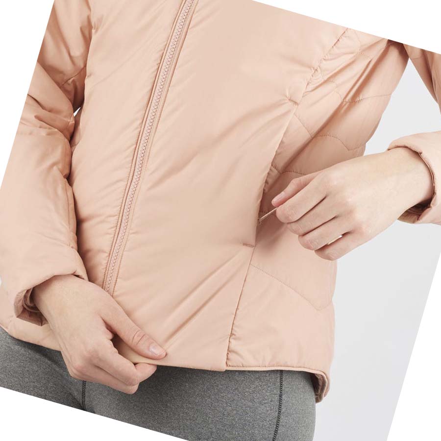 Chaquetas Salomon OUTRACK INSULATED Mujer Rosas | MX 2455PJJ